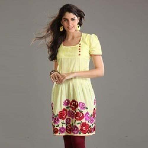 Designer Floral Printed Fancy Kurti