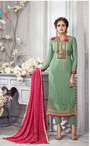 Fancy Uppada Silk Dress Material  by Aditya Closet