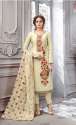 Upada Unstitched Suit with Chinon Dupatta 