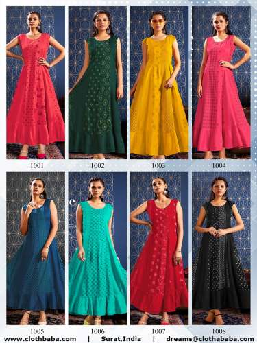 14 Kg Rayon Foil Prtint Western Kurti