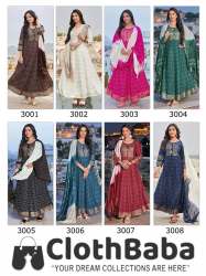 14KG Heavy Rayon With Foil Print Casual Wear Kurti