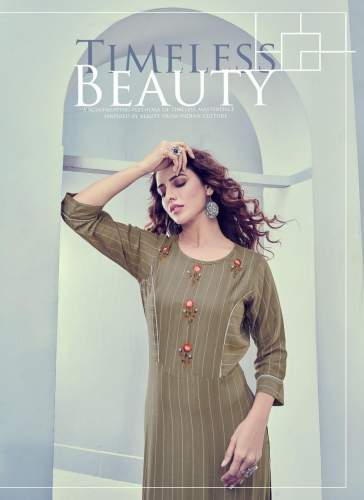 16KG Heavy Weaving Rayon Fancy Kurtis