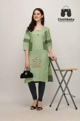 Cotton Embroidery Kurti