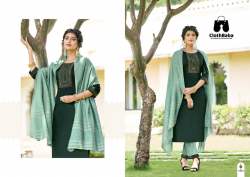 Designer 3pcs Silk Kurti Set in Surat 