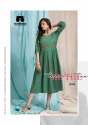Fancy Weaving Slub Fabric Stylish Kurtis thumb 3