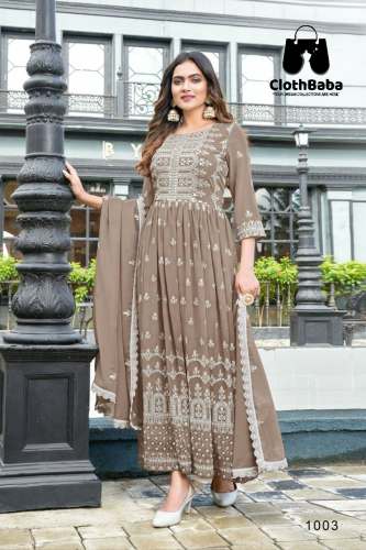 Georgette Gown With Dupatta -CB Gown 1015 