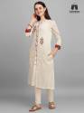Get Party Wear Long Kurti Pant Set At Wholesale thumb 1