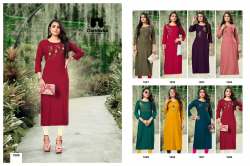 Handwork Kurtis With Soft Viscose Slub Fabric