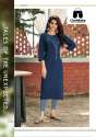Heavy Lining Fancy Rayon Hand Embroiderd Kurti thumb 6