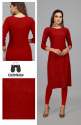 Heavy Rayon With Sequence Work Fancy Kurtis thumb 2