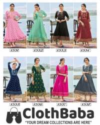 Ladies 14kG Rayon Foil Print Kurti