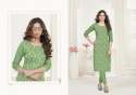 Ladies Cotton Magic Slub Fancy Kurtis thumb 2