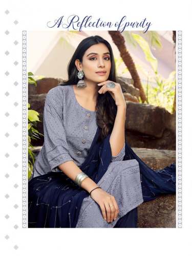 Ladies Designer Kurti Pant And Dupatta Set