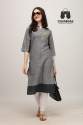 Ladies Straight Cotton Kurti  thumb 1