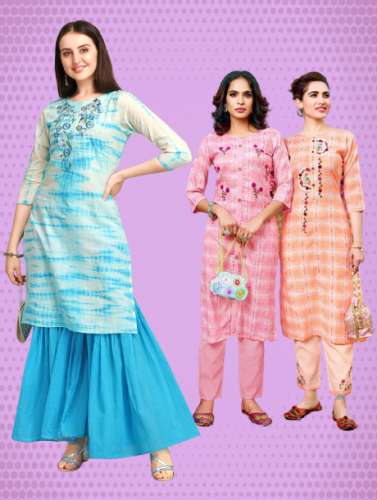 Latest Kurti With Bottom Set Collection