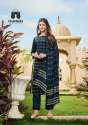 Designer Suit With Viscose Jacquard Butti Fabric thumb 11