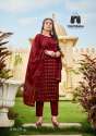 Designer Suit With Viscose Jacquard Butti Fabric thumb 13