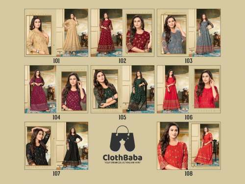 Rayon Foil Print Casual Wear Gown