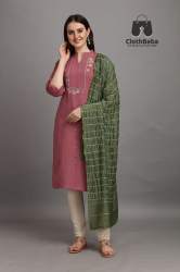 Rayon Handwork Kurti With Pant