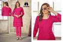 Rayon Partywear Schiffli Work Kurtis thumb 11