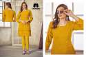 Rayon Partywear Schiffli Work Kurtis thumb 6