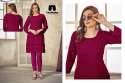 Rayon Partywear Schiffli Work Kurtis thumb 7