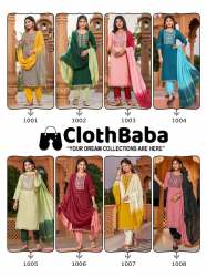 Rayon Slub Embroidery Work Readymade Suits