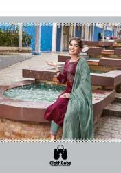 Rayon Slub Lycra Hand Work Kurti Set in Surat