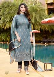 Trendy Kurti With Bottom and Dupatta Set 