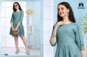 Western Frock Style Cotton Kurti For Young Women thumb 1