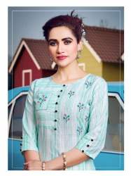 Women 100% Cotton Hand & Kalimundi Work Kurti