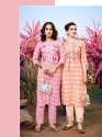 Women 100% Viscose LInen Zari Kurti With Pent thumb 5