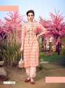 Women 100% Viscose LInen Zari Kurti With Pent thumb 7