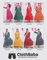 Women 14 KG Rayon And Neck Sequence Work Kurti 