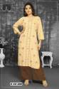 Women 14 KG Rayon Sequence Work Kurti With Bottom thumb 1