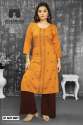 Women 14 KG Rayon Sequence Work Kurti With Bottom thumb 5