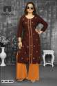Women 14 KG Rayon Sequence Work Kurti With Bottom thumb 6