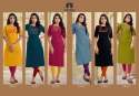 Women Cotton Slub Embroidery Work Kurtis thumb 3