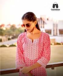 Women Cotton With Shifali Work Kurti