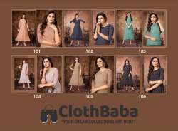 Women Georgette Print With Full Inner Kurti 