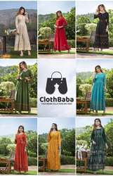 Women Rayon Foil Print And Hand Work Kurtis