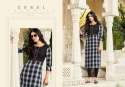 Women Viscose Handloom Stripes Fancy Kurtis thumb 4