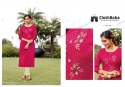 Women Viscose With Hand Work Kurtis thumb 2