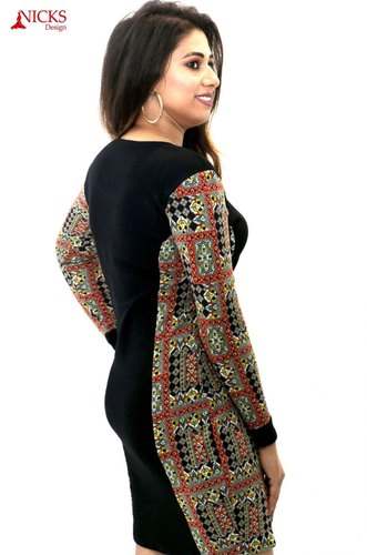 Nicks Design Short Western Dress for Ladies