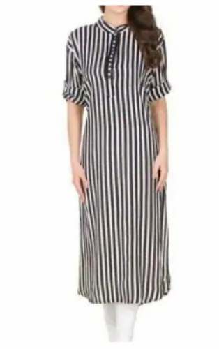 Formal wear Stripes Designer Women Kurti by Mishti Ladies Wear