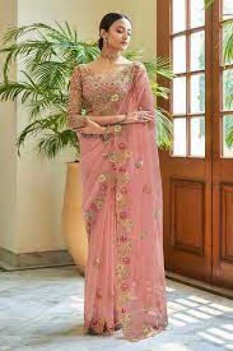 Party Wear Designer Saree by Armaan Wedding Mall