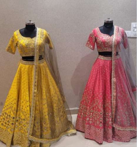 Ladies Party Wear Lehnega Choli by Dhawan Saree Centre