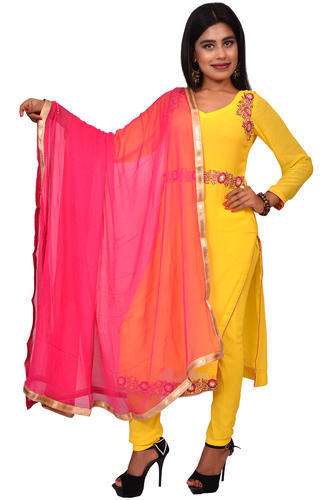 Ladies Georgette Dress Material by Punjabi Fashion Store