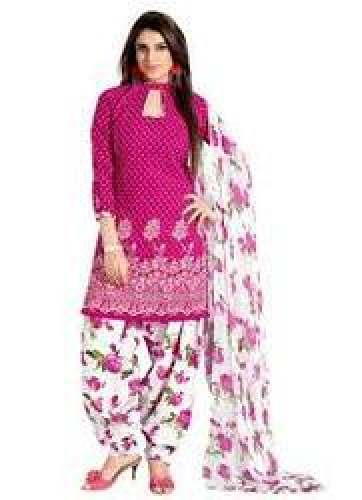 Unstitched Printed Salwar Suit by Punjabi Fashion Store