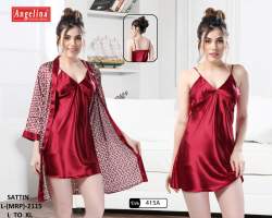 Short Maxi Night Suit For Ladies 